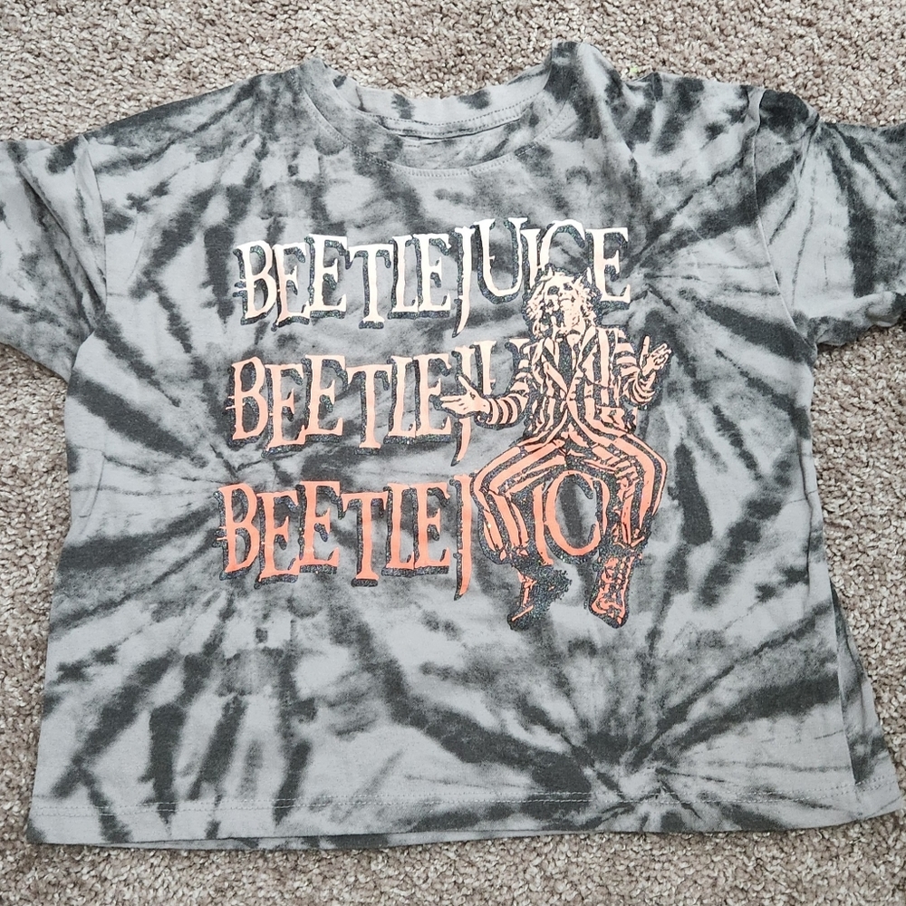 Beetlejuice Crop Shirt L (10-12)
